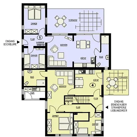 Apartment Deichblume *